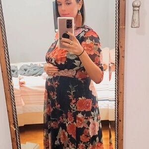 Floral Maternity Dress
